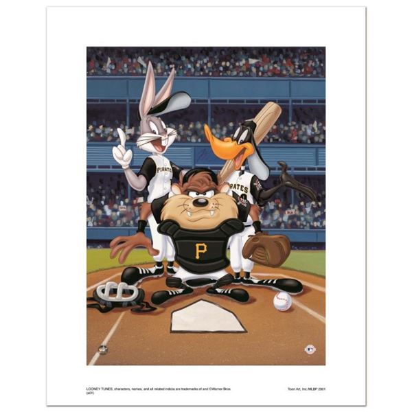 "At the Plate (Pirates)" Numbered Limited Edition Giclee from Warner Bros. with