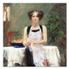 Image 1 : Pino (1939-2010), "Ester" Artist Embellished Limited Edition on Canvas, AP Numbe