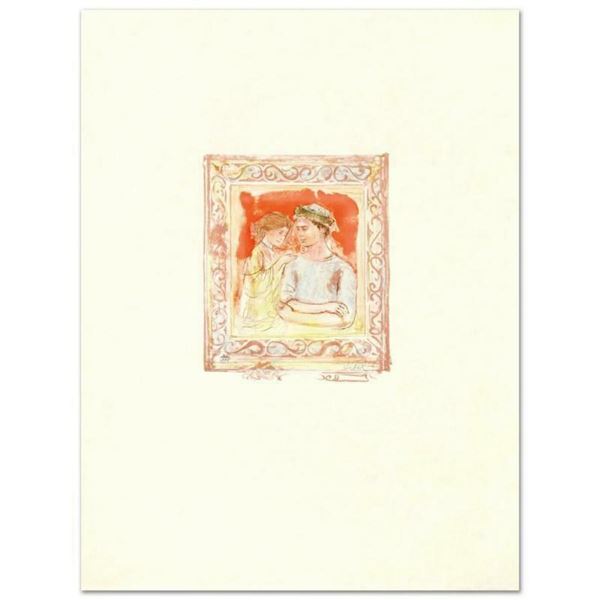 "Romance" Limited Edition Lithograph by Edna Hibel (1917-2014), Numbered and Han