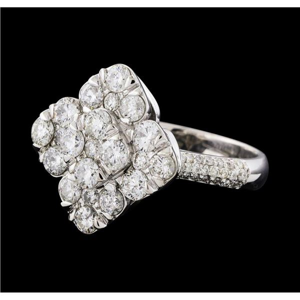 2.12 ctw Diamond Ring - 14KT White Gold