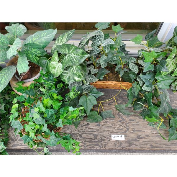 Assorted Silk Plants