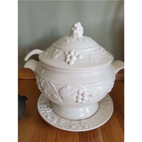 Soup Pottery Oil Lamp