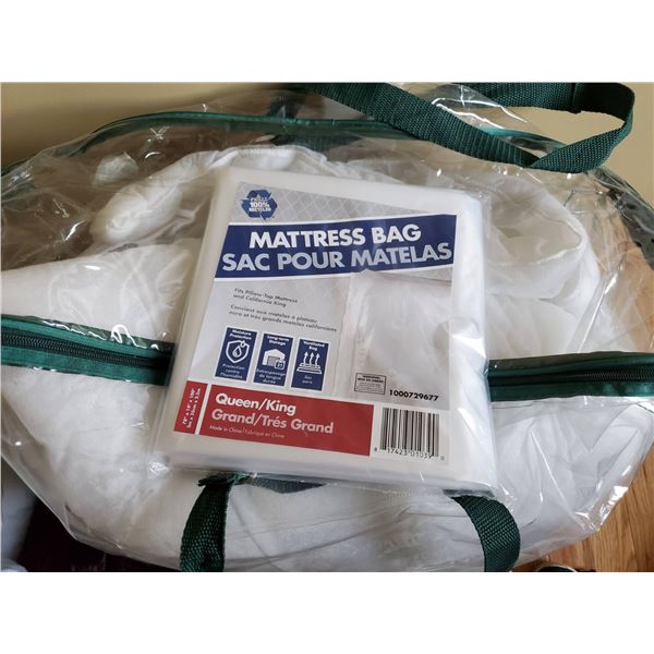 Duvet and New Mattress Pad and Bag