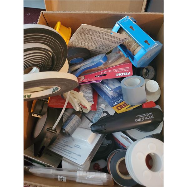 Misc. Box of Home repair Supplies