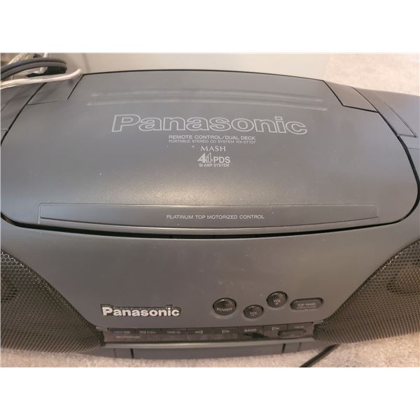 Panasonic Dual Tape Deck Boombox