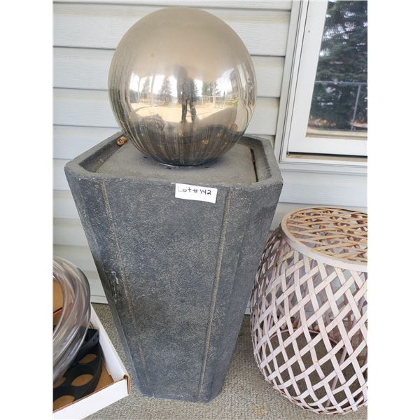 Outdoor Fountain and Patio set