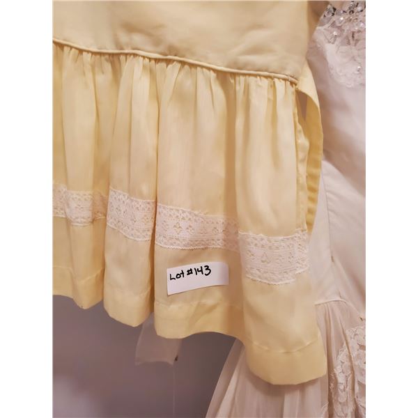 Antique Wedding Dress and Childs Dress