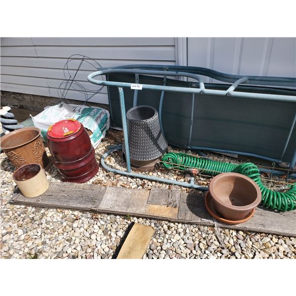 Garden Planets and Patio Chair