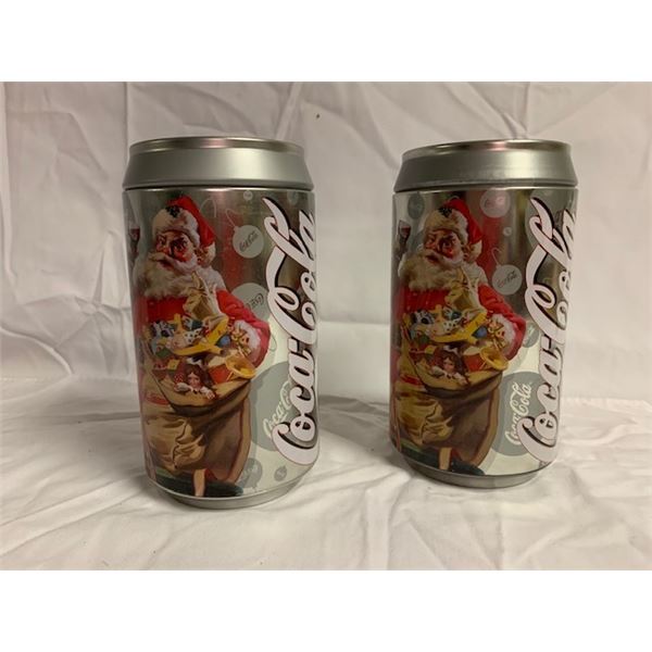 Coca Cola Tin Banks x 2