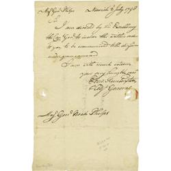 Gen. Ebenezer Huntington Letter to Gen. Phelps