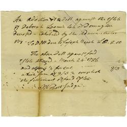 Oliver Wolcott, Sr. Signed Document