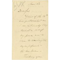 Wendell Phillips Autograph Letter Signed