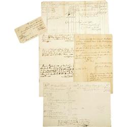 Lot of Colonial American Business Documents