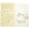 Image 1 : Four Letters & Documents With Civil War Content