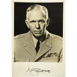 General George C. Marshall Signed Photograph
