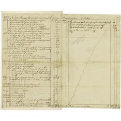 Physician's Statement of Account w/ G Washington