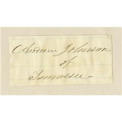Andrew Johnson Signature