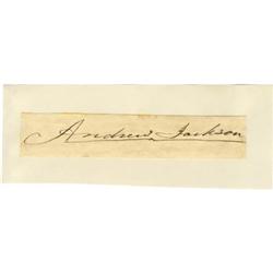 Andrew Jackson Signature