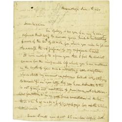 Mrs. Andrew Jackson Dictated Letter Signed