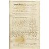 Image 1 : William Henry Harrison Partially Printed DS