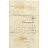 Image 2 : William Henry Harrison Partially Printed DS