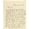 Image 1 : Letter Re: Death of President Wm Henry Harrison