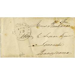 President James Buchanan Envelope Signed