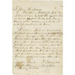 William Deninson Autograph Letter Signed