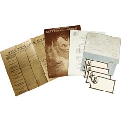 Lot of Ephemera Pertaining to Abraham Lincoln