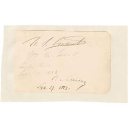 Ulysses S. Grant Signature