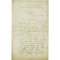 President Grover Cleveland ALS to King of Italy