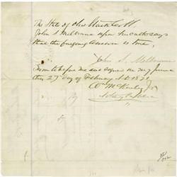 William McKinley Autograph Document Signed