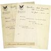 Image 1 : Lot of Three Theodore Roosevelt Autographs