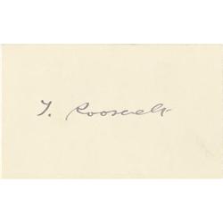 Theodore Roosevelt Signature on a Card
