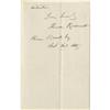 Image 2 : Theodore Roosevelt, Sr. Autograph Letter Signed