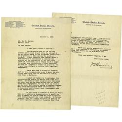 Warren G. Harding Typed Letter Signed