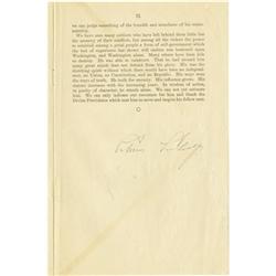 President Calvin Coolidge Document Signed