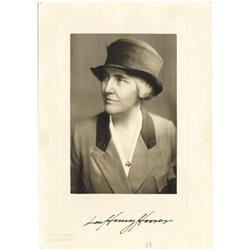 Lou Henry Hoover Signed Portrait