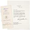 Image 1 : Eisenhower Inaugural Address Pamphlet Signed