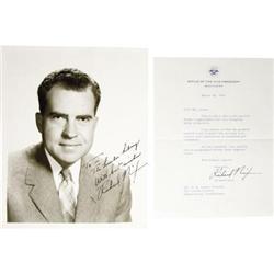 Richard Nixon TLS and Signed Photograph