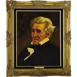 Andrew Jackson and Rachel Jackson Oil Portraits