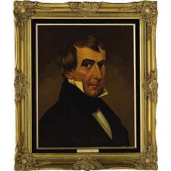 William Harrison and Anna Harrison Oil Portraits