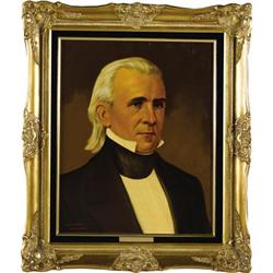 James Polk and Sarah Polk Oil Portraits