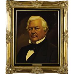 Millard Fillmore and Abigail Oil Portraits