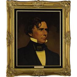 Franklin Pierce and Jane Pierce Oil Portraits