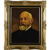 Image 1 : Benjamin Harrison and Caroline Oil Portraits