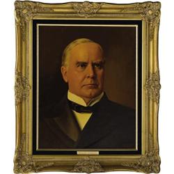 William McKinley and Ida McKinley Oil Portraits