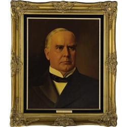 William McKinley and Ida McKinley Oil Portraits