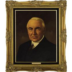 Warren Harding and Florence Oil Portraits