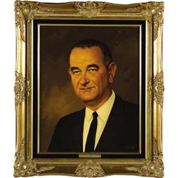 Lyndon Johnson and Lady Bird Oil Portraits